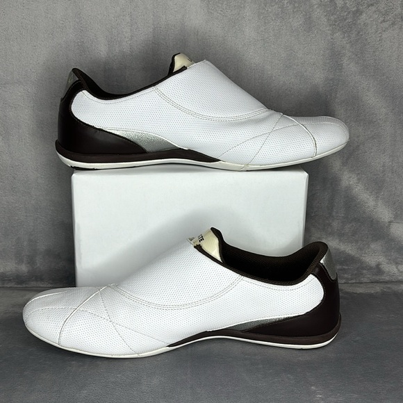 🔥🔥🔥Lacoste Leather Low Trainer Loafers Size: 12🔥🔥🔥 - Picture 2 of 10